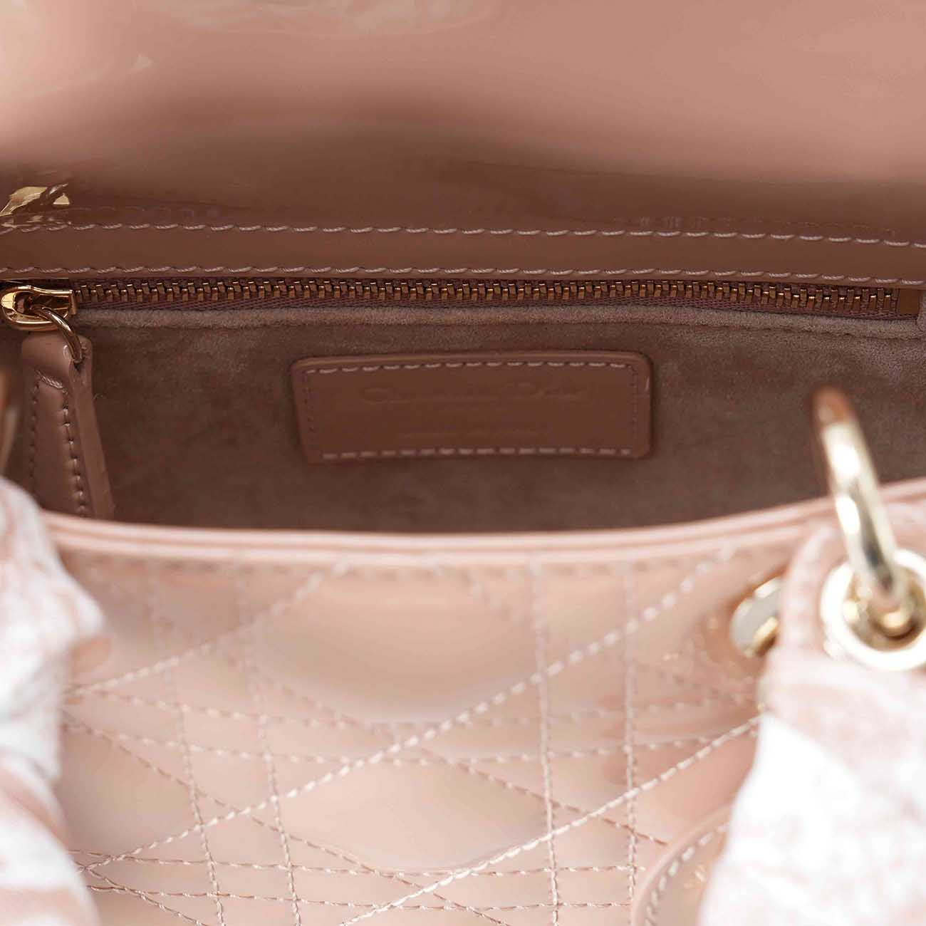 CHRISTIAN DIOR(USED)크리스찬디올 레이디디올 페이던트 미니백&트윌리
